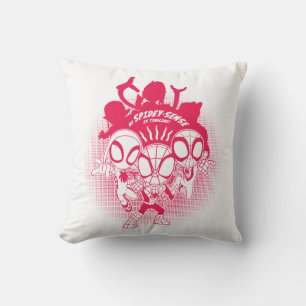 Spidey Team Spidey-Sense Graphic Throw Pillow