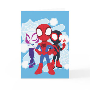 Spidey Team Web Graphic Card