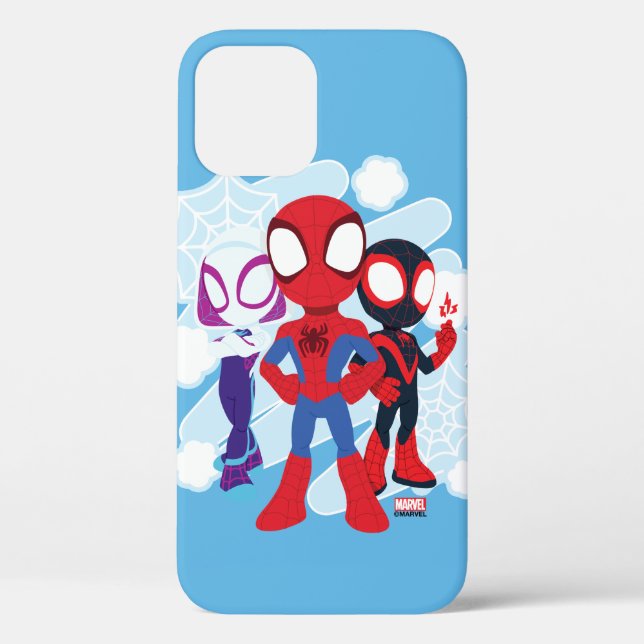 Spidey Team Web Graphic Case-Mate iPhone Case (Back)