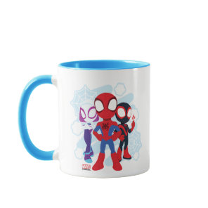 Spidey Team Web Graphic Mug