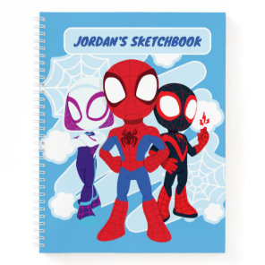 Spidey Team Web Graphic Notebook