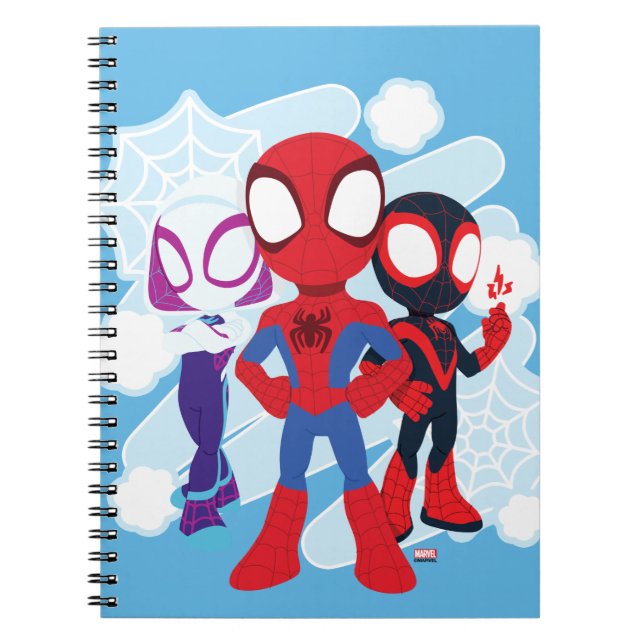 Spidey Team Web Graphic Notebook (Front)