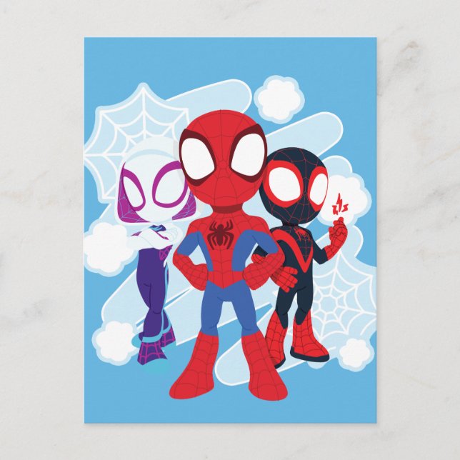 Spidey Team Web Graphic Postcard (Front)