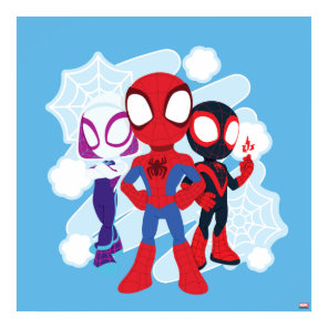 Spidey Team Web Graphic Poster
