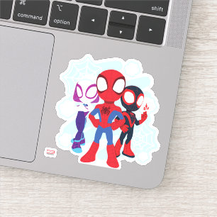 Spidey Team Web Graphic Sticker