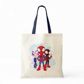 Spidey Team Web Graphic Tote Bag