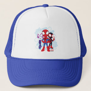 Spidey Team Web Graphic Trucker Hat