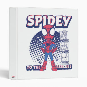 Spidey To The Rescue! Graphic 3 Ring Binder