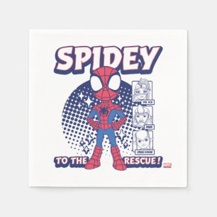 Spidey To The Rescue! Graphic Napkins