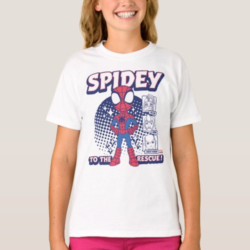 Spidey To The Rescue Graphic T_Shirt