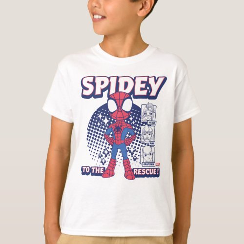 Spidey To The Rescue Graphic T_Shirt