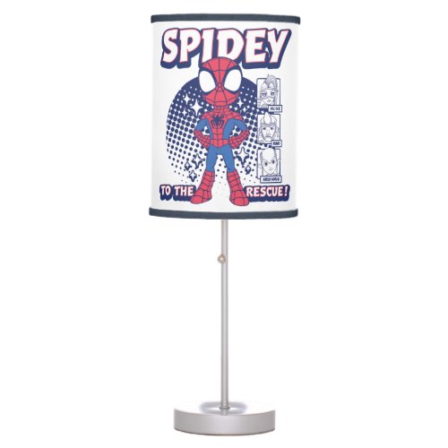 Spidey To The Rescue Graphic Table Lamp