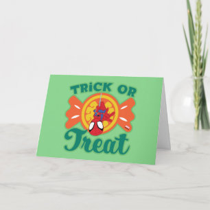 Spidey Trick or Treat Card