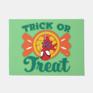 Spidey Trick or Treat Doormat