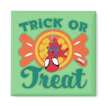 Spidey Trick or Treat Magnet