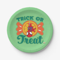 Spidey Trick or Treat Paper Plates