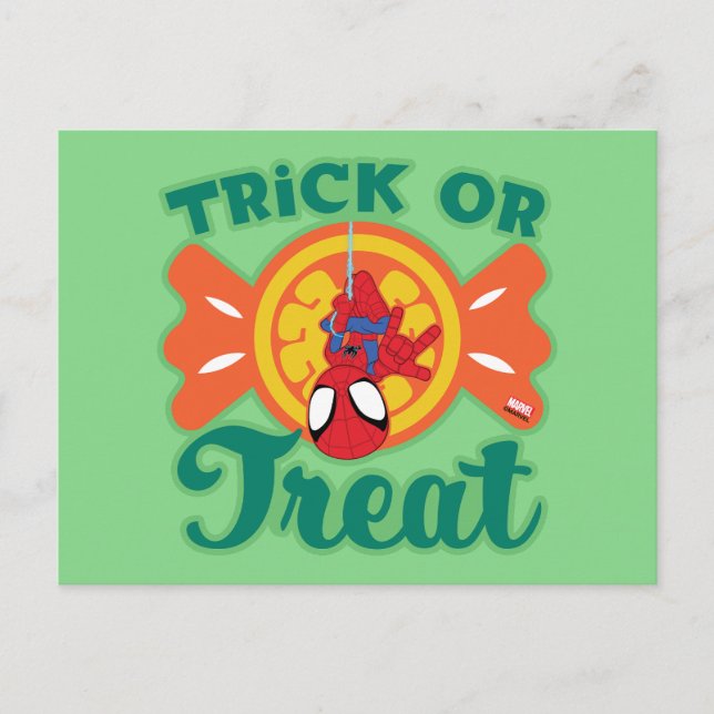 Spidey Trick or Treat Postcard (Front)