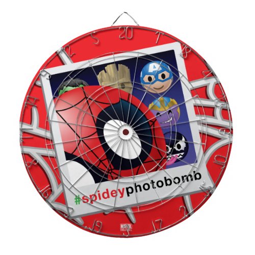 spideyphotobomb Spider_Man Emoji Dartboard