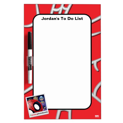 spideyphotobomb Spider_Man Emoji Dry Erase Board