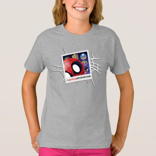 spideyphotobomb Spider_Man Emoji T_Shirt