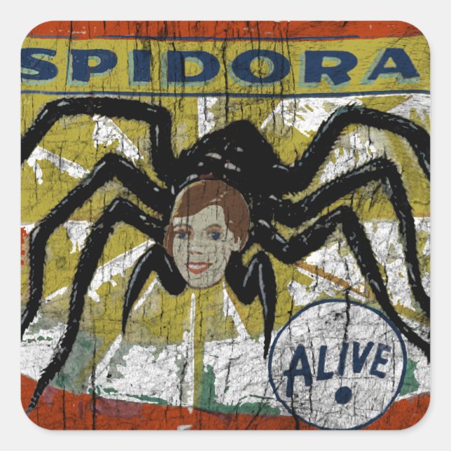 Spidora Square Sticker (Front)