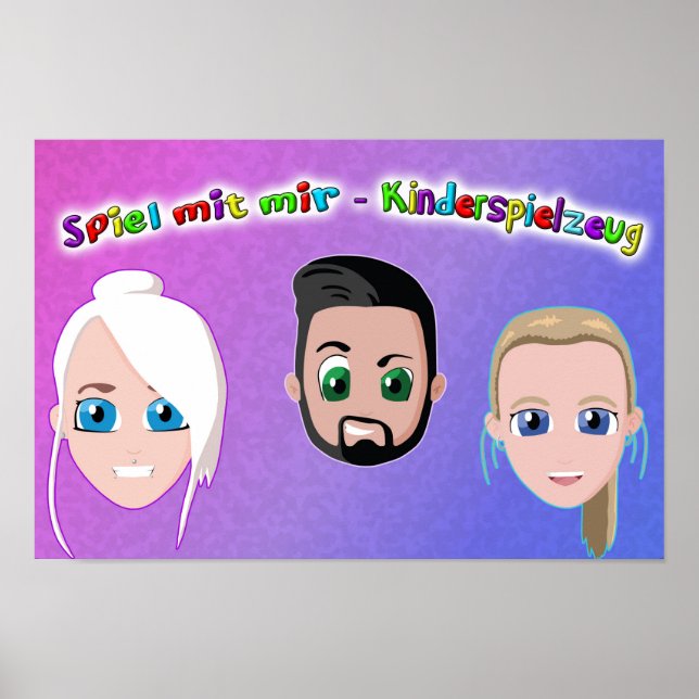 Spiel mit mir Kinderspielzeug Poster (Front)