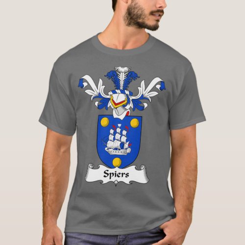 Spiers Coat of Arms Family Crest  T_Shirt