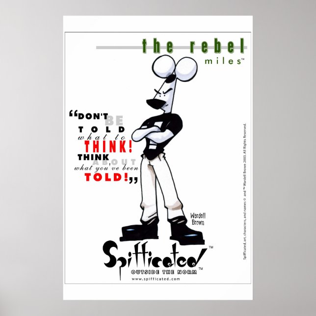 Spifficated - The Rebel Poster (Front)