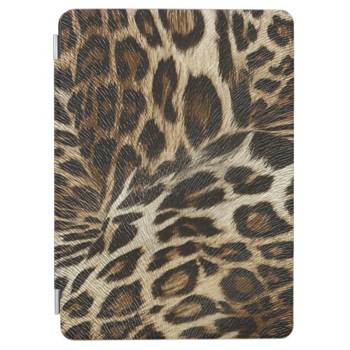 Spiffy Leopard Spots Leather Grain Look iPad Air Cover