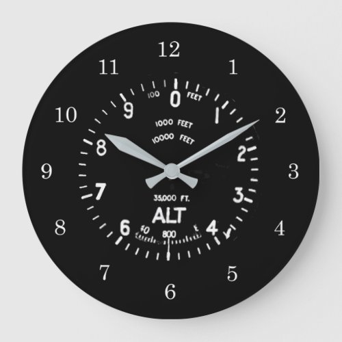 Spifire Altimeter Clock