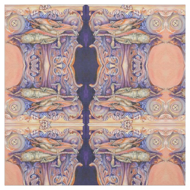 Spike and Curly Playing Tag Fabric (Swatch)