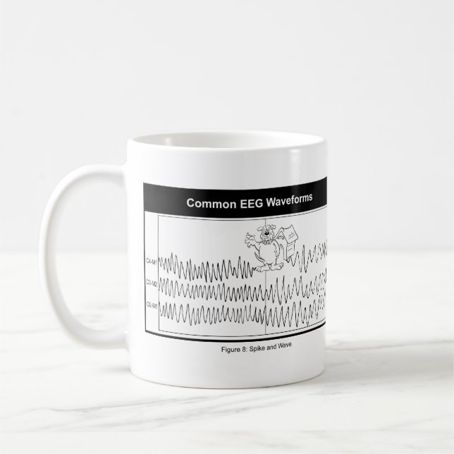 Spike and Wave Coffee Mug (Left)