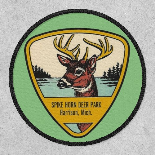 Spike Horn Deer Park Harrison Michigan  Patch