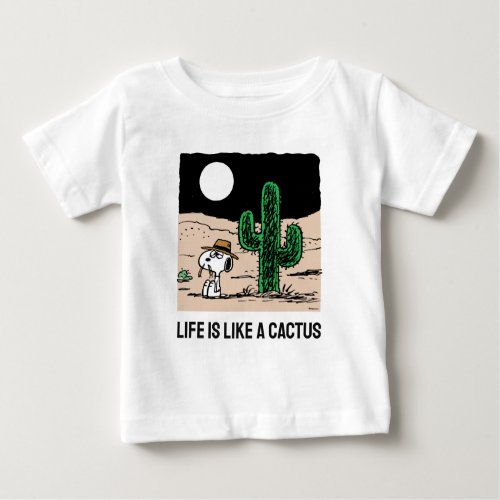 Spike in a Moonlit Desert Baby T_Shirt