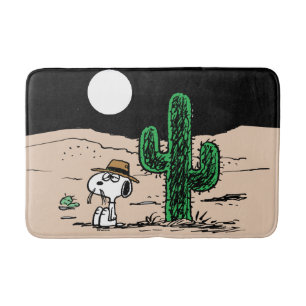 Spike in a Moonlit Desert Bath Mat