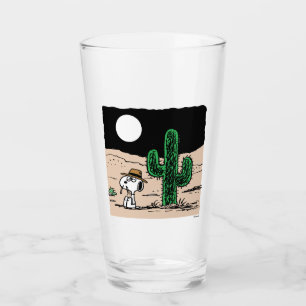 Spike in a Moonlit Desert Glass