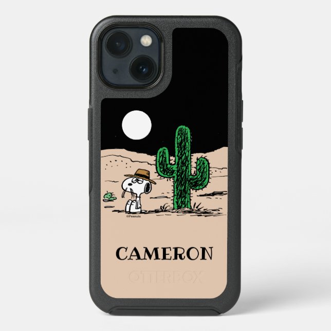 Spike in a Moonlit Desert Otterbox iPhone Case (Back)