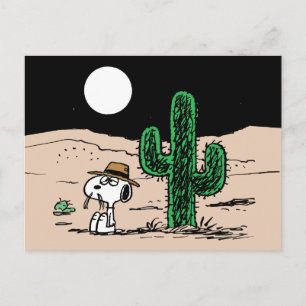 Spike in a Moonlit Desert Postcard