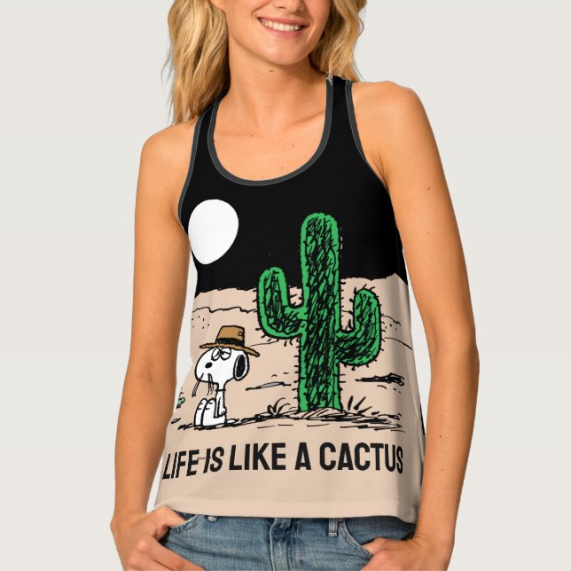 Spike in a Moonlit Desert Tank Top (Front)