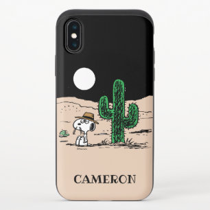Spike in a Moonlit Desert iPhone X Slider Case