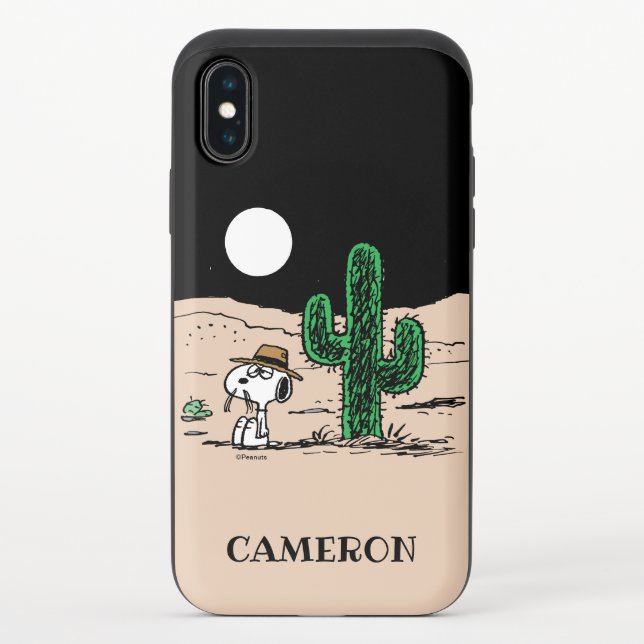 Spike in a Moonlit Desert Uncommon iPhone Case (Back)