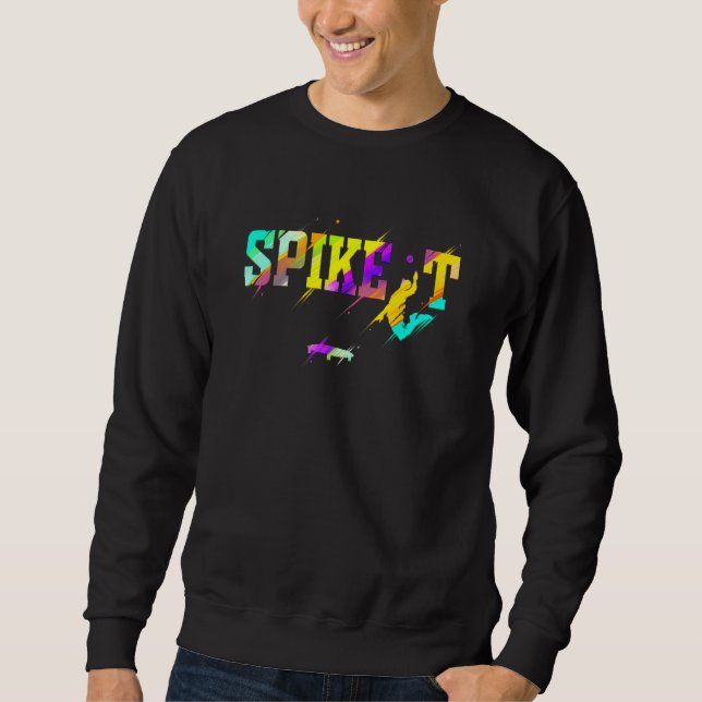 Spike It Roundnet Bounce Ball Team Sweatshirt (Front)