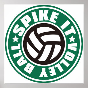 Spike_It_Volleyball Poster