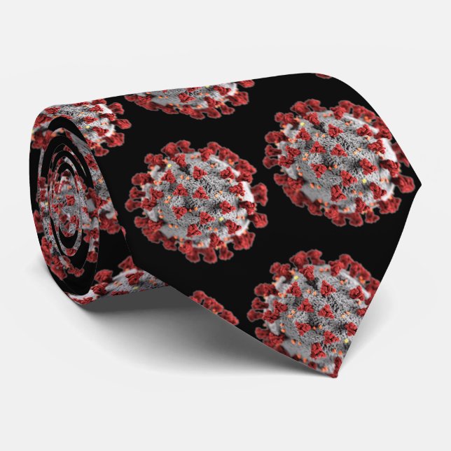 Spike Protein Neck Tie (Rolled)