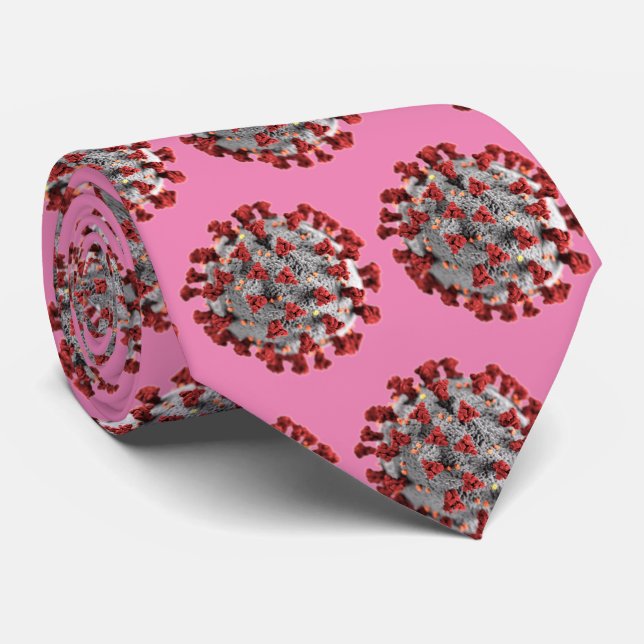 Spike Protein Neck Tie (Rolled)