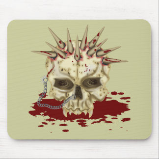 Spike Skull Mouse Pad