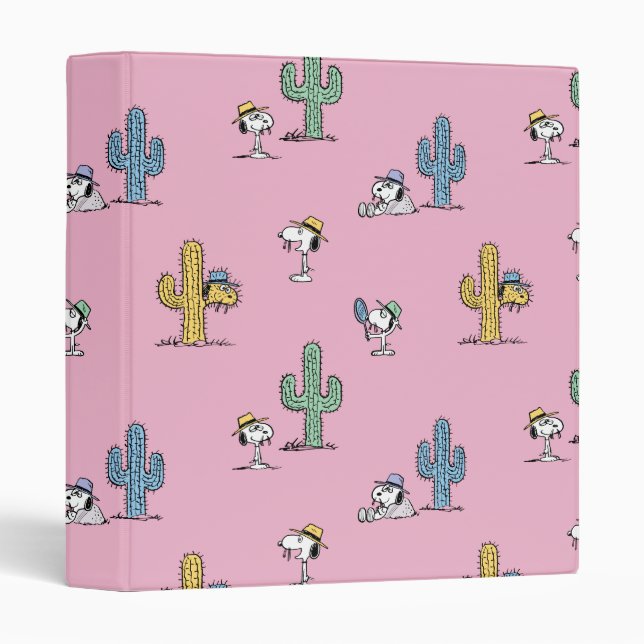 Spike Sugar Pop Pattern 3 Ring Binder (Front/Spine)