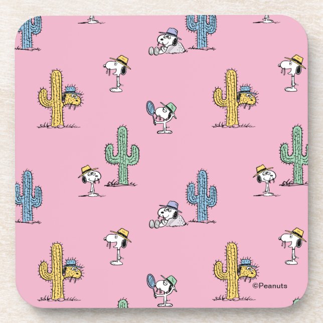 Spike Sugar Pop Pattern Beverage Coaster (Front)