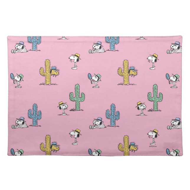 Spike Sugar Pop Pattern Cloth Placemat (Front)