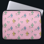 Spike Sugar Pop Pattern Laptop Sleeve<br><div class="desc">Take a look at this super cute design featuring Snoopy's brother Spike in fun pastel colors.</div>